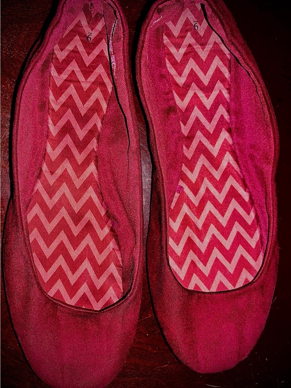 American Eagle Outfitters Pink Slip-On Ballet Flats